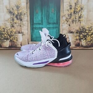Nike LeBron XVIII 18 James Purple Black CW2760-900 Size 5Y